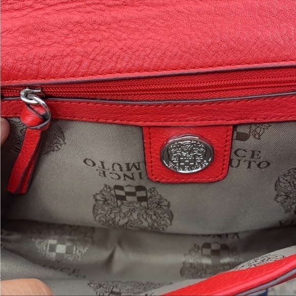 Vince Camuto Snap Front Leather Clutch - Picture 4 of 6